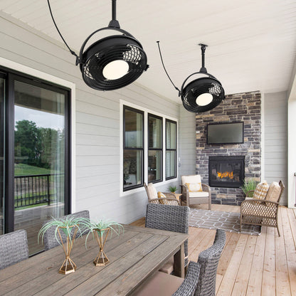 20in Outdoor Ceiling Fan with Light  Remote/APP Control, Waterproof Gazebo Hanging Fan with 3CCT Dimmable