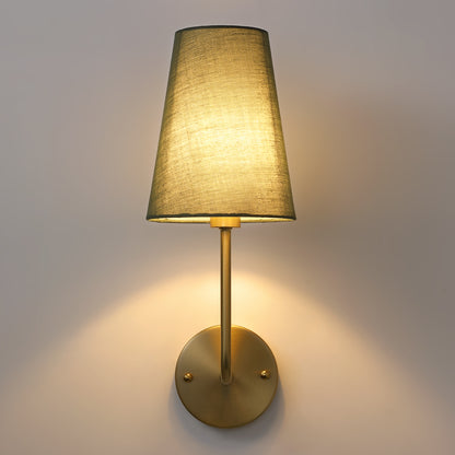 1 - Light Hardwired Dimmable Armed Sconce