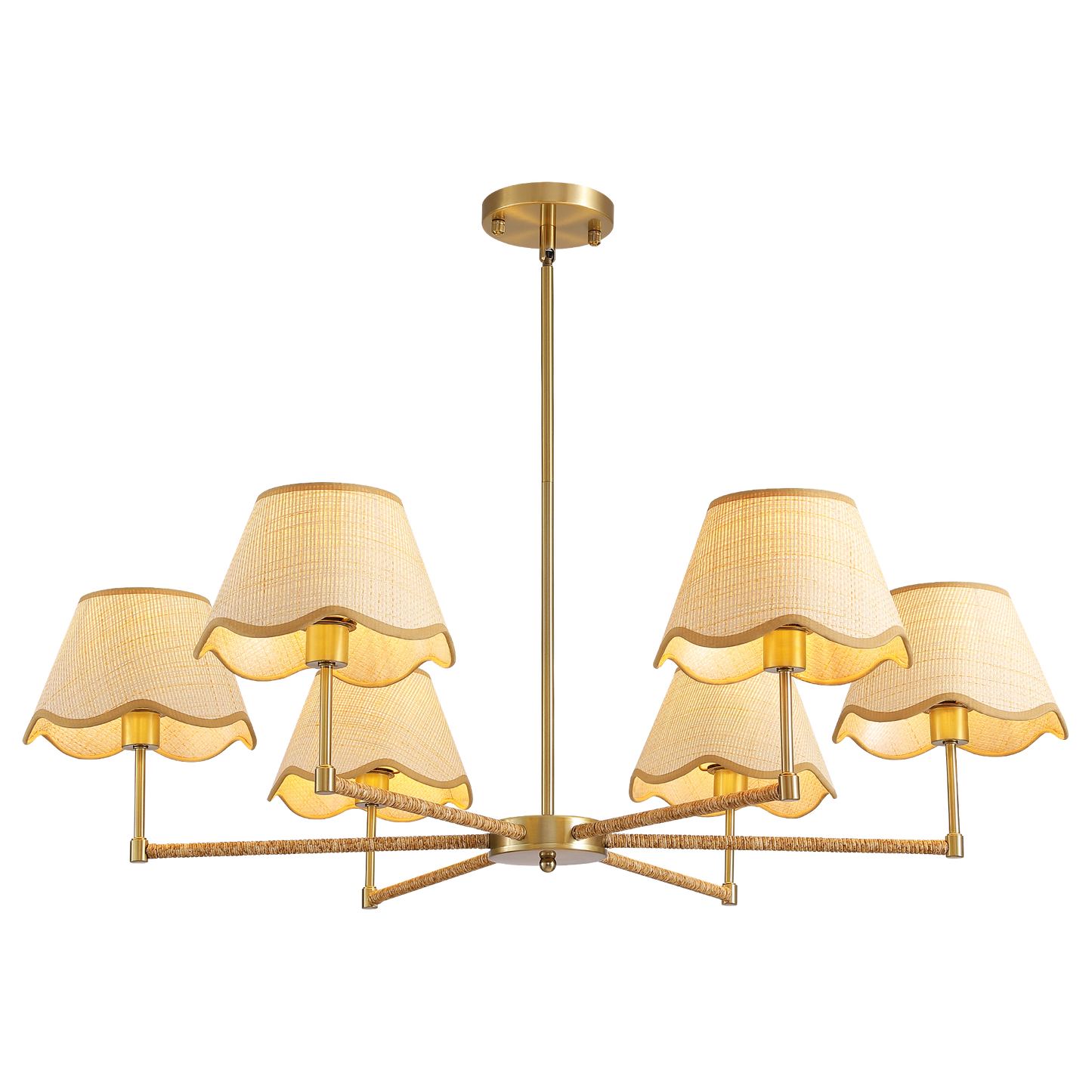 6 - Light Dimmable Classic / Traditional Chandelier