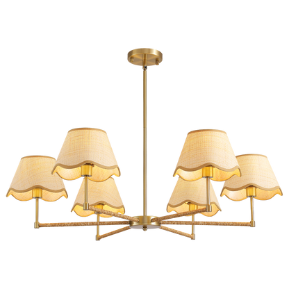 6 - Light Dimmable Classic / Traditional Chandelier