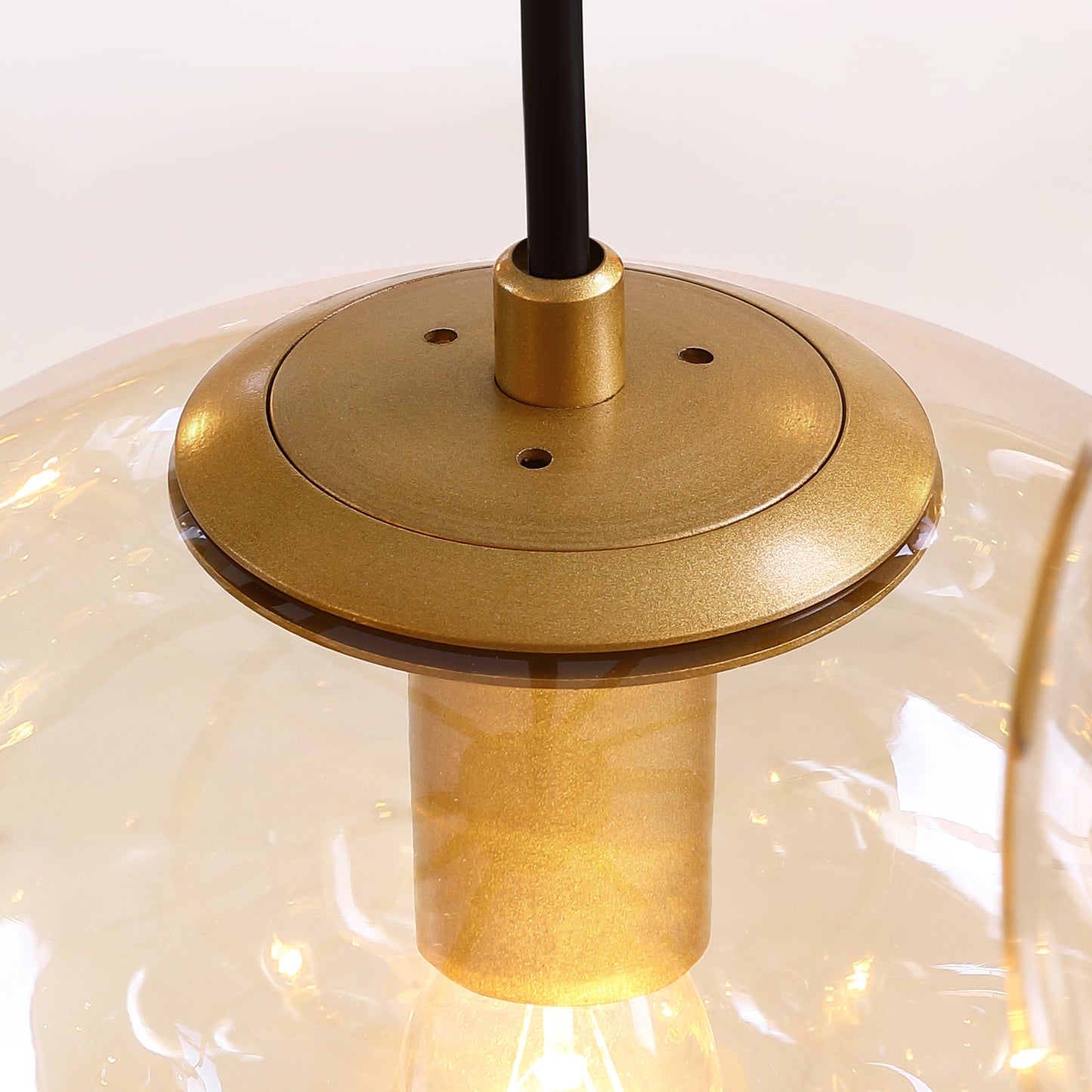11-Light Modern Gold Bubble Chandelier with Glass Shades for Living Room, Kitchen Island, Bedroom(Bulbs not included)