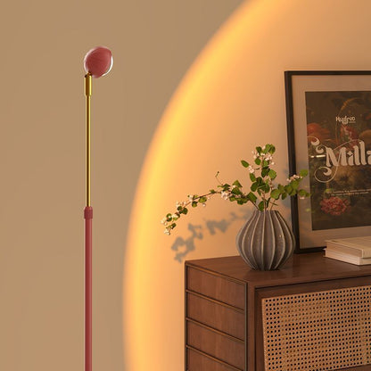 Sunset Projection Floor Lamp | Warm Golden Hour Light for Cozy Bedroom & Living Room Decor
