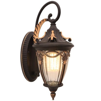 Ornate Scroll Arm Outdoor Wall Light for Classic & Mediterranean Homes